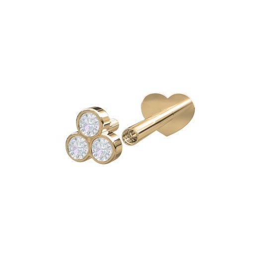 Nordahl piercing smykke Pierce52, 14kt. guld 30140070500